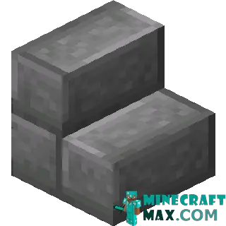 Stone brick steps in Minecraft