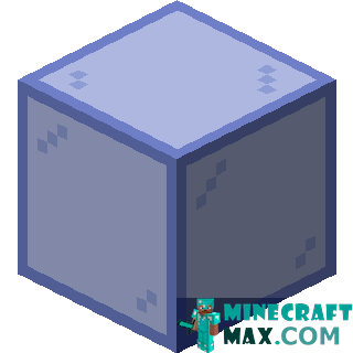 Blue glass in Minecraft