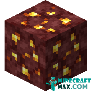 Nezer gold ore in Minecraft