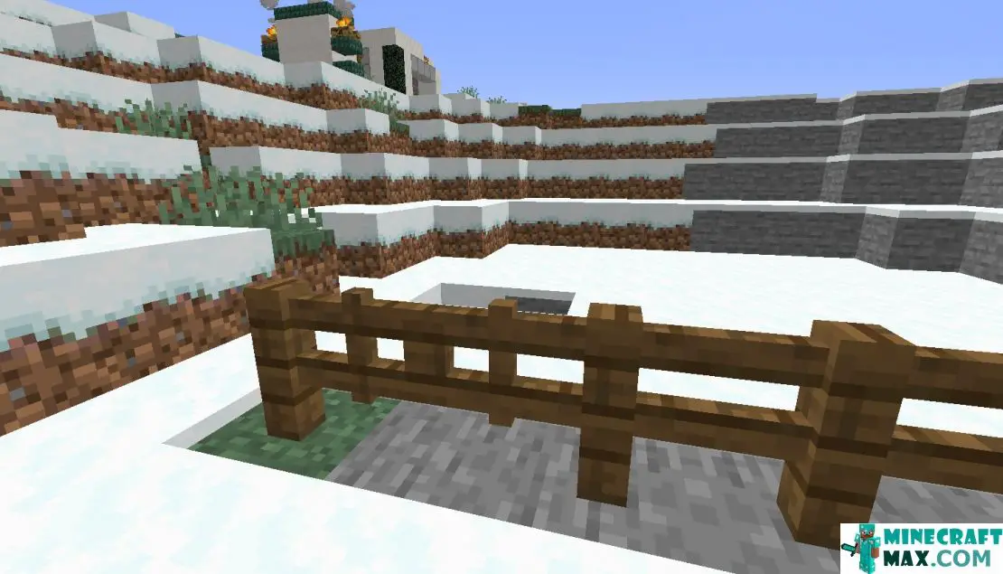 How to make Spruce gate in Minecraft | Screenshot 2