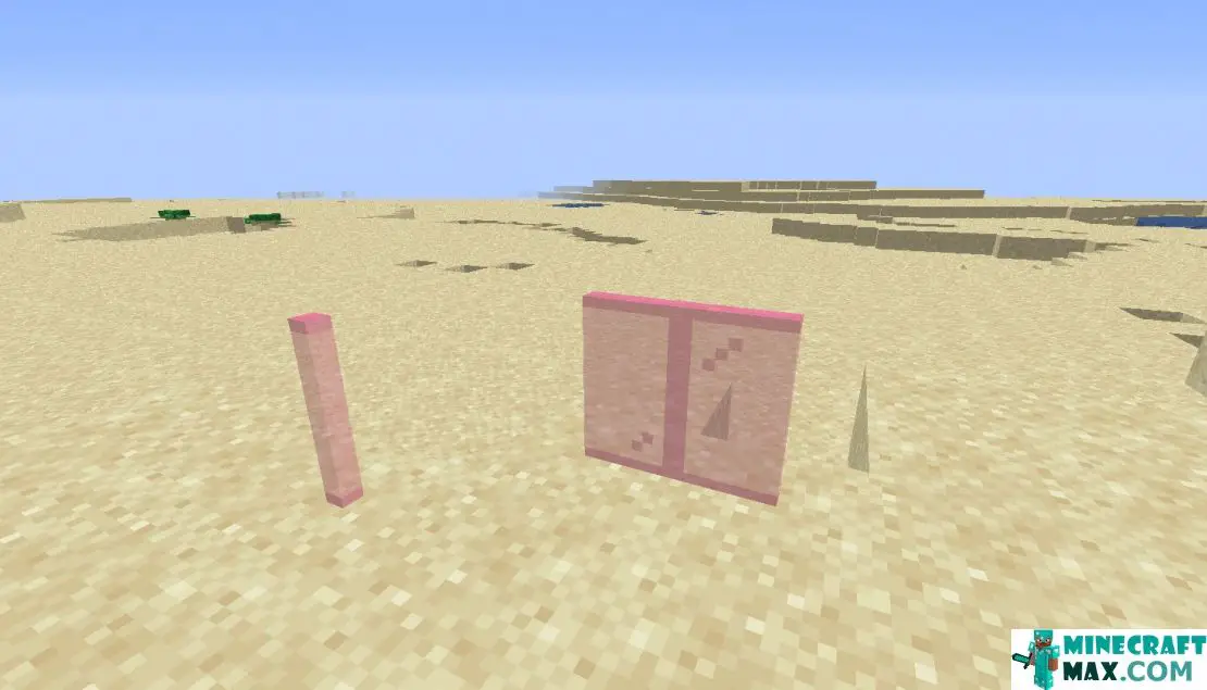 How to make Pink glass panel in Minecraft | Screenshot 2