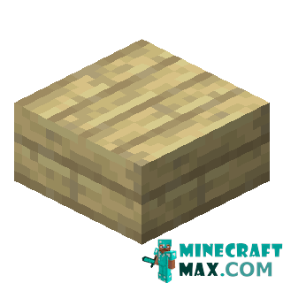 Birch slab in Minecraft