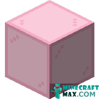 Pink glass in Minecraft