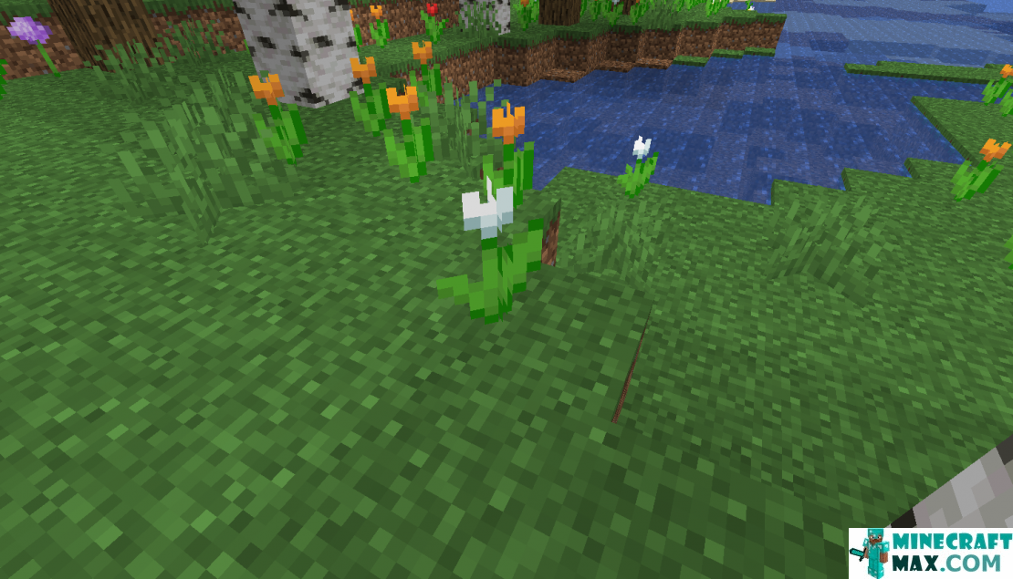 How to make White tulip in Minecraft | Screenshot 1
