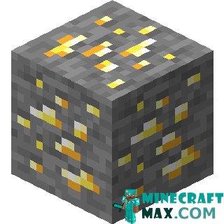 Gold Ore in Minecraft