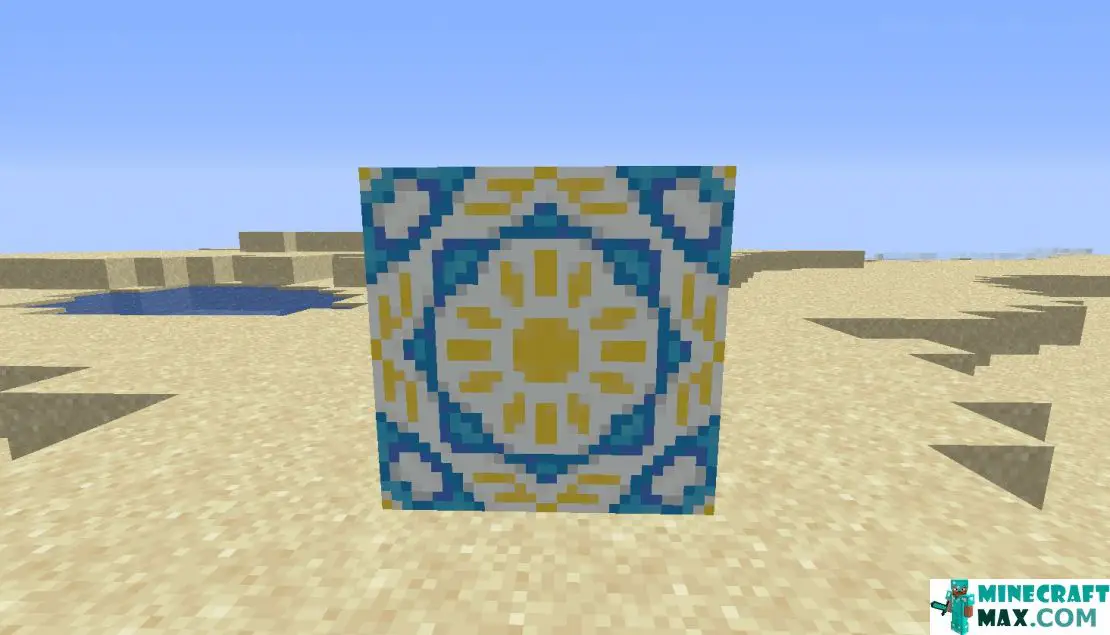 How to make White glazed ceramics in Minecraft | Screenshot 2
