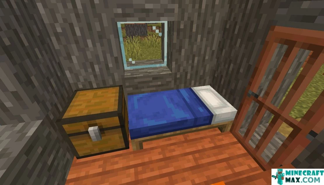 How to make Blue bed in Minecraft | Screenshot 1