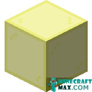 Yellow glass in Minecraft