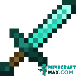 Diamond sword in Minecraft