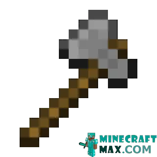 Stone ax in Minecraft