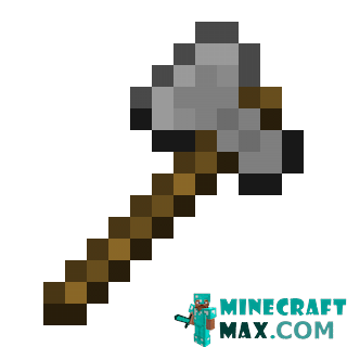 Stone ax in Minecraft