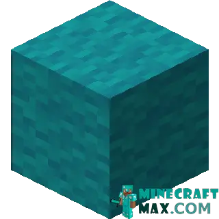 Turquoise wool in Minecraft