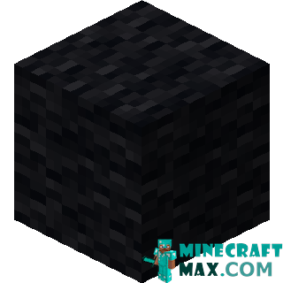 Black wool in Minecraft