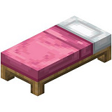 How to craft Pink bed in Minecraft