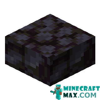 Blackened slab in Minecraft