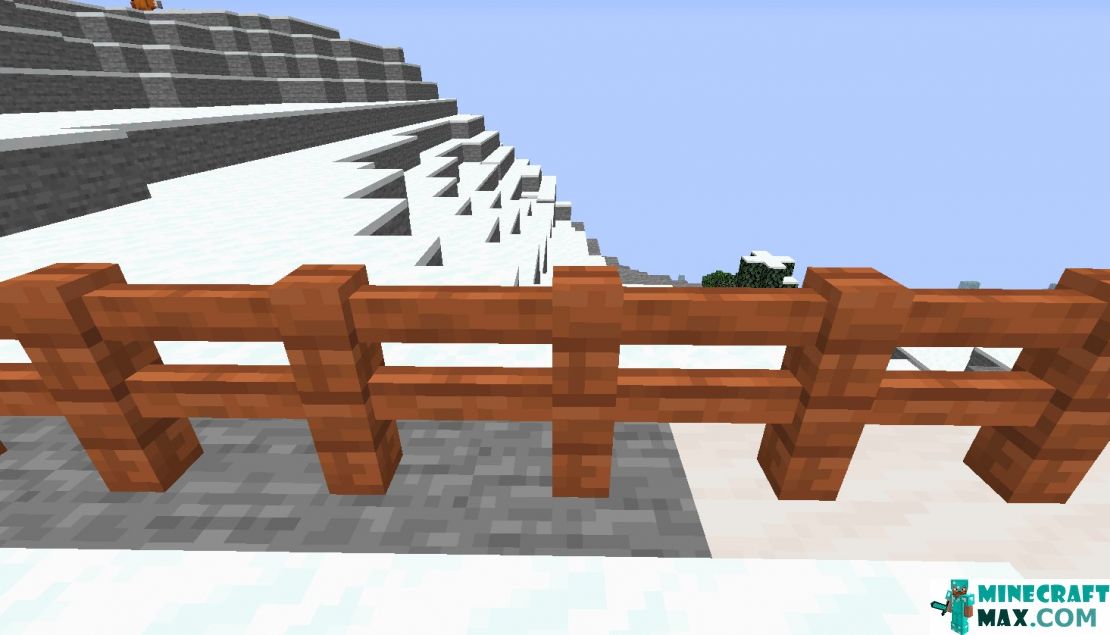 How to make Acacia fence in Minecraft | Screenshot 1