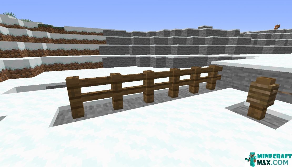 How to make Spruce fence in Minecraft | Screenshot 1