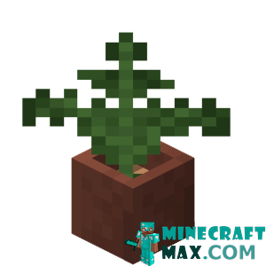 Potted fern in Minecraft