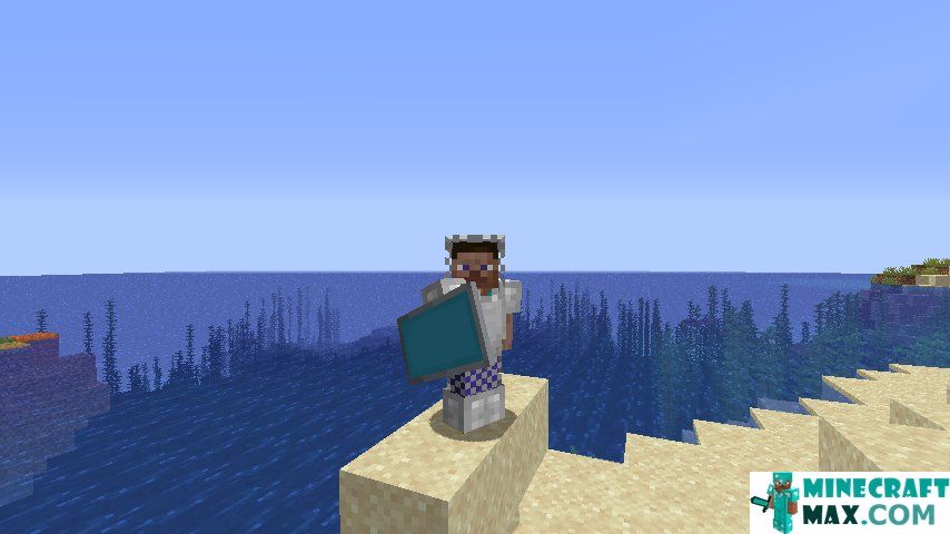 How to make Blue shield in Minecraft | Screenshot 1