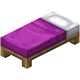 How to craft Purple bed in Minecraft