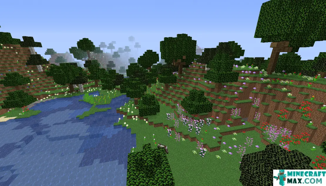 How to make Flower forest in Minecraft | Screenshot 1