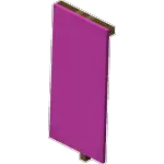 Purple flag in Minecraft