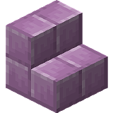 How to craft Purple steps in Minecraft