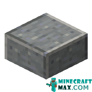 Polished Andesite Slab in Minecraft