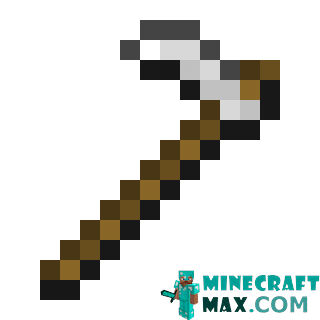 Iron hoe in Minecraft