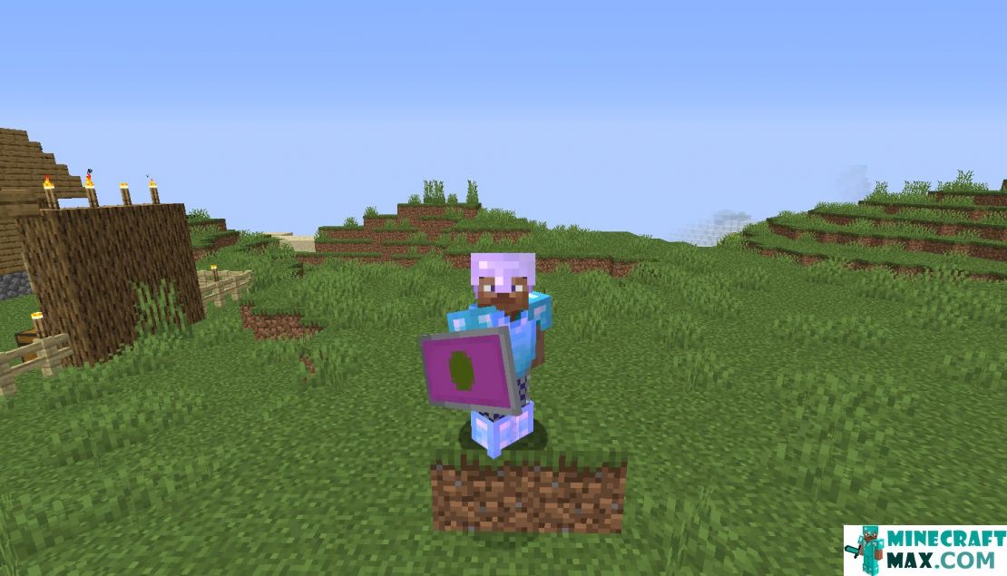 How to make Purple shield in Minecraft | Screenshot 2