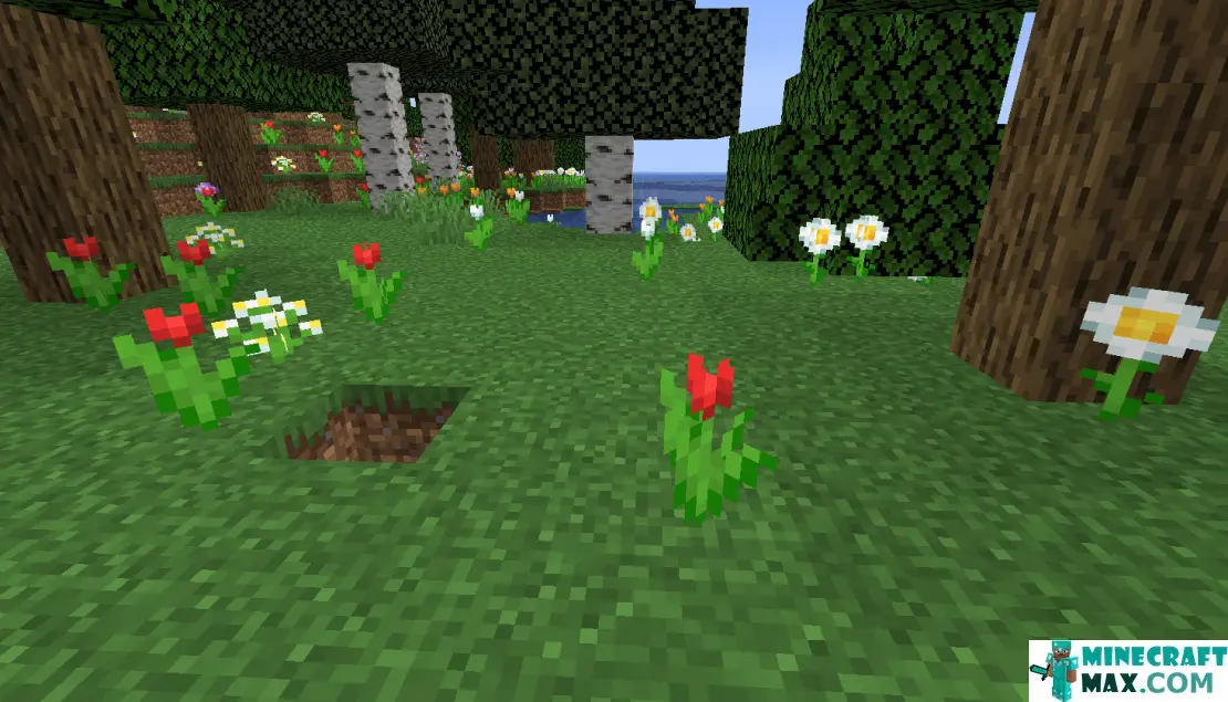 How to make Red tulip in Minecraft | Screenshot 1