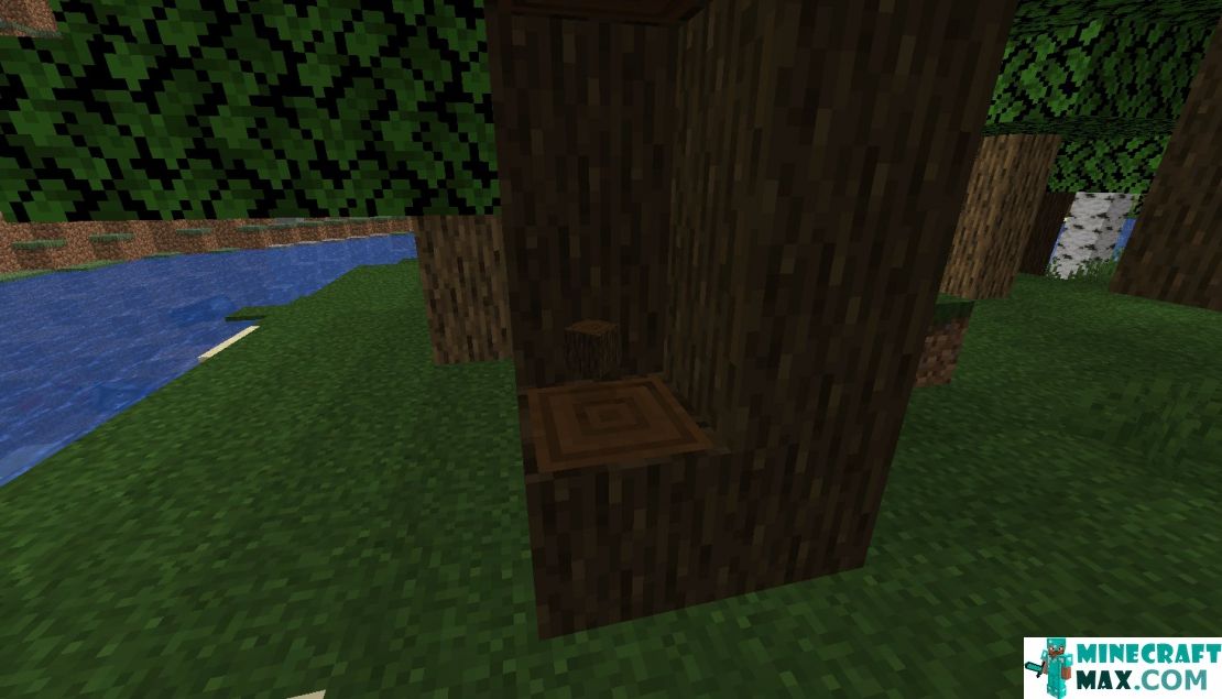 How to make Dark oak slab in Minecraft | Screenshot 2