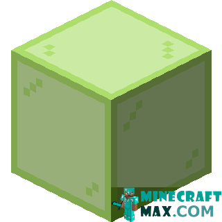 Lime glass in Minecraft