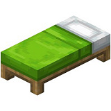 How to craft Lime bed in Minecraft