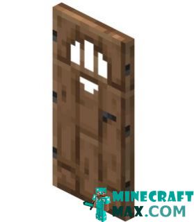 Tropical wood door in Minecraft