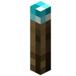 Soulfire torch in Minecraft