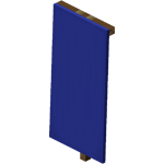 How to craft Blue flag in Minecraft