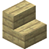 How to craft Birch steps in Minecraft