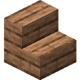 How to craft Tropical wood steps in Minecraft