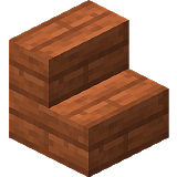 How to craft Acacia steps in Minecraft