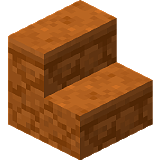 How to craft Red sandstone steps in Minecraft