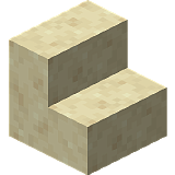 How to craft Smooth sandstone steps in Minecraft